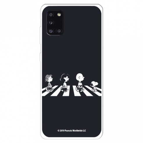 Funda para Samsung Galaxy A31 Oficial de Peanuts Personajes Beatles - Snoopy