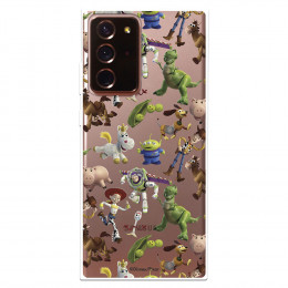 Funda para Samsung Galaxy Note 20 Ultra Oficial de Disney Muñecos Toy Story Siluetas - Toy Story