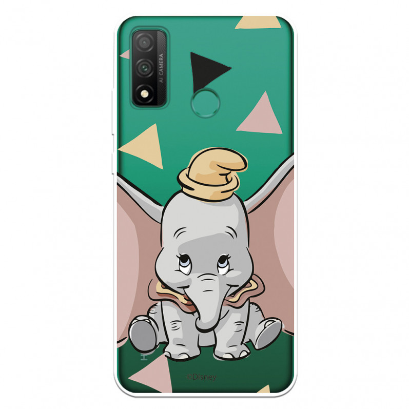 Funda para Huawei P Smart 2020 Oficial de Disney Dumbo Silueta Transparente - Dumbo