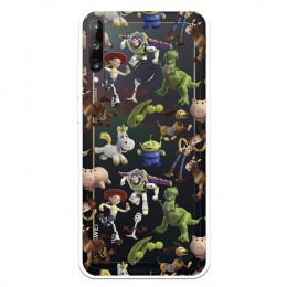 Funda para Huawei P40 Lite E Oficial de Disney Muñecos Toy Story Siluetas - Toy Story