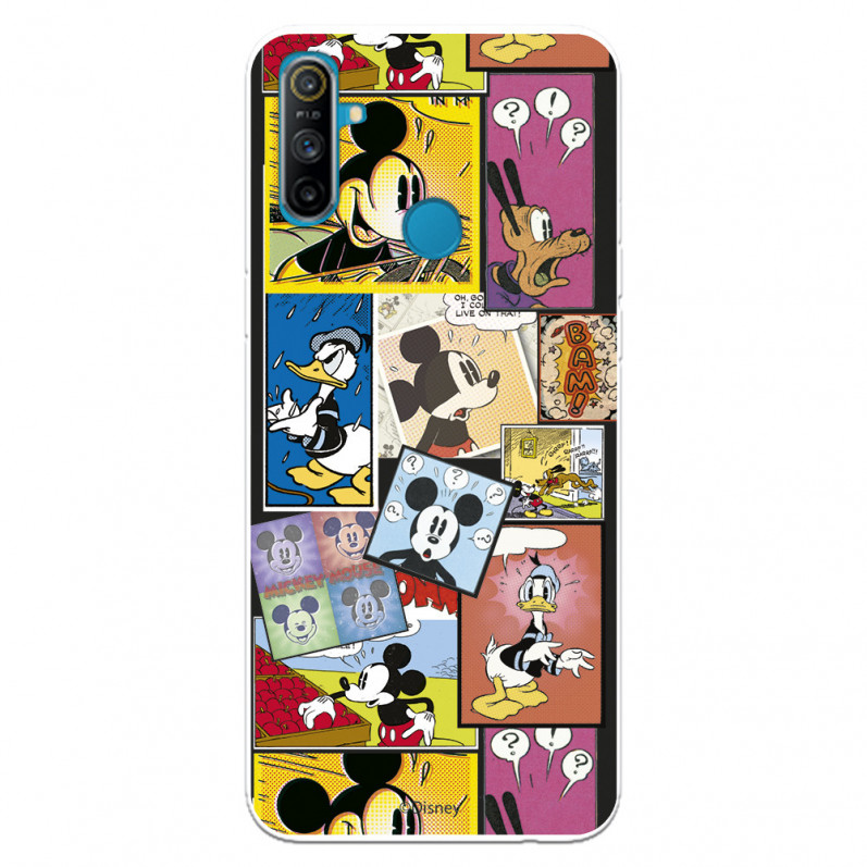 Funda para Realme 5i Oficial de Disney Mickey Comic - Clásicos Disney