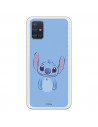 Funda para Samsung Galaxy A51 5G Oficial de Disney Stitch Azul - Lilo & Stitch