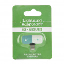 Adapter USB Lightning — Słuchawki Zielony