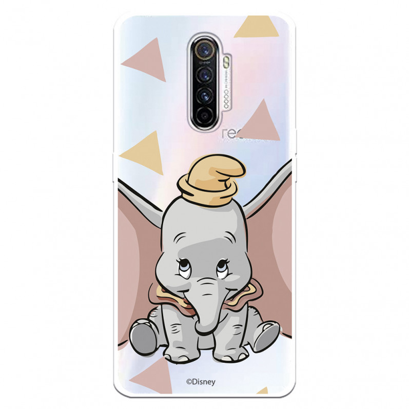 Funda para Realme X2 Pro Oficial de Disney Dumbo Silueta Transparente - Dumbo