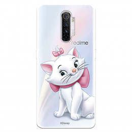 Funda para Realme X2 Pro Oficial de Disney Marie Silueta - Los Aristogatos