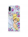 Funda para Samsung Galaxy A90 5G Oficial de Disney Campanilla Flores - Peter Pan