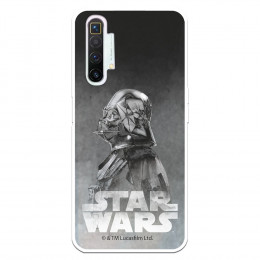 Funda para Realme X2 Oficial de Star Wars Darth Vader Fondo negro - Star Wars