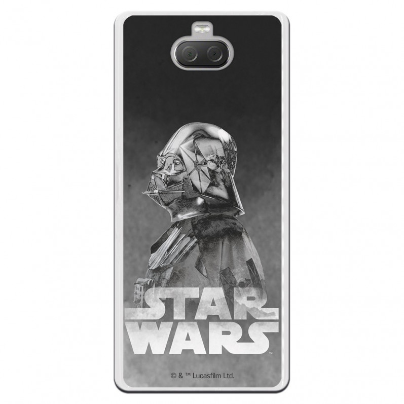 Carcasa Oficial Star Wars Darth Vader negro para Sony Xperia 10 Plus- La Casa de las Carcasas