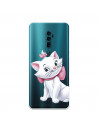 Funda para Oppo Reno 10x Zoom Oficial de Disney Marie Silueta - Los Aristogatos