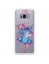 Funda para Samsung Galaxy S8 Oficial de Disney Stitch Graffiti - Lilo & Stitch