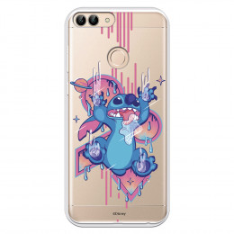 Funda para Huawei P Smart Oficial de Disney Stitch Graffiti - Lilo & Stitch