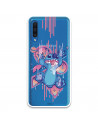 Funda para Samsung Galaxy A50 Oficial de Disney Stitch Graffiti - Lilo & Stitch