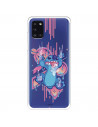 Funda para Samsung Galaxy A31 Oficial de Disney Stitch Graffiti - Lilo & Stitch