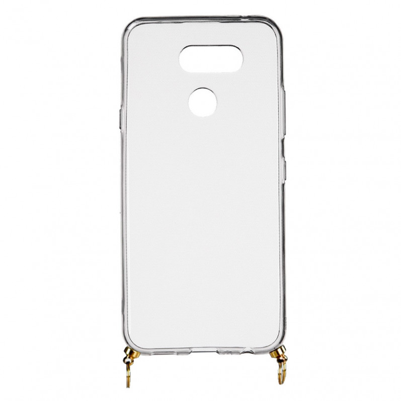 Funda Silicona Colgante Transparente para LG K40s- La Casa de las Carcasas