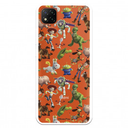 Funda para Xiaomi Redmi 9C Oficial de Disney Muñecos Toy Story Siluetas - Toy Story