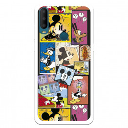 Funda para Alcatel 1S 2020 Oficial de Disney Mickey Comic - Clásicos Disney