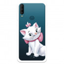 Funda para Alcatel 1B 2020 Oficial de Disney Marie Silueta - Los Aristogatos