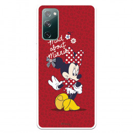 Funda para Samsung Galaxy S20 FE Oficial de Disney Minnie Mad About - Clásicos Disney