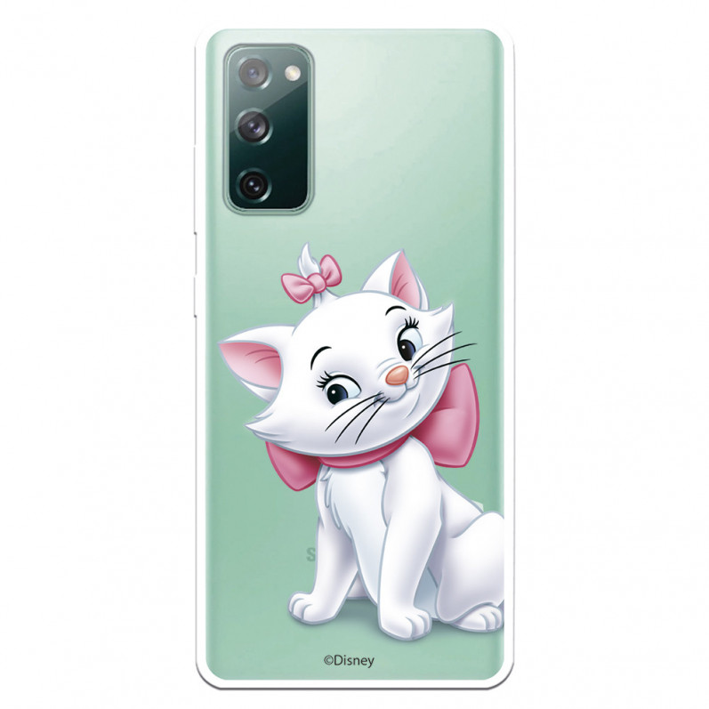 Funda para Samsung Galaxy S20 FE Oficial de Disney Marie Silueta - Los Aristogatos