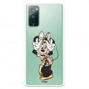 Funda para Samsung Galaxy S20 FE Oficial de Disney Minnie Posando - Clásicos Disney