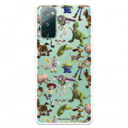 Funda para Samsung Galaxy S20 FE Oficial de Disney Muñecos Toy Story Siluetas - Toy Story