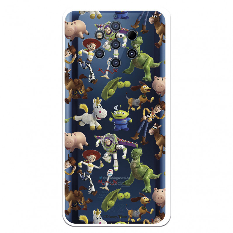 Funda para Nokia 9 Oficial de Disney Muñecos Toy Story Siluetas - Toy Story