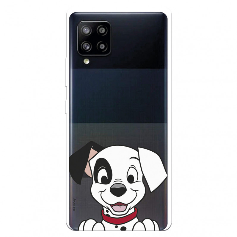 Funda para Samsung Galaxy A42 5G Oficial de Disney Cachorro Sonrisa - 101 Dálmatas