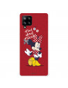 Funda para Samsung Galaxy A42 5G Oficial de Disney Minnie Mad About - Clásicos Disney