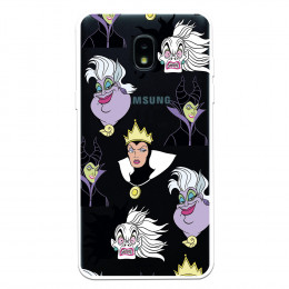 Funda para Samsung Galaxy J3 2016 Oficial de Disney Villanas Patrón - Villanas Disney