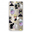 Funda para Samsung Galaxy S7 Edge Oficial de Disney Villanas Patrón - Villanas Disney