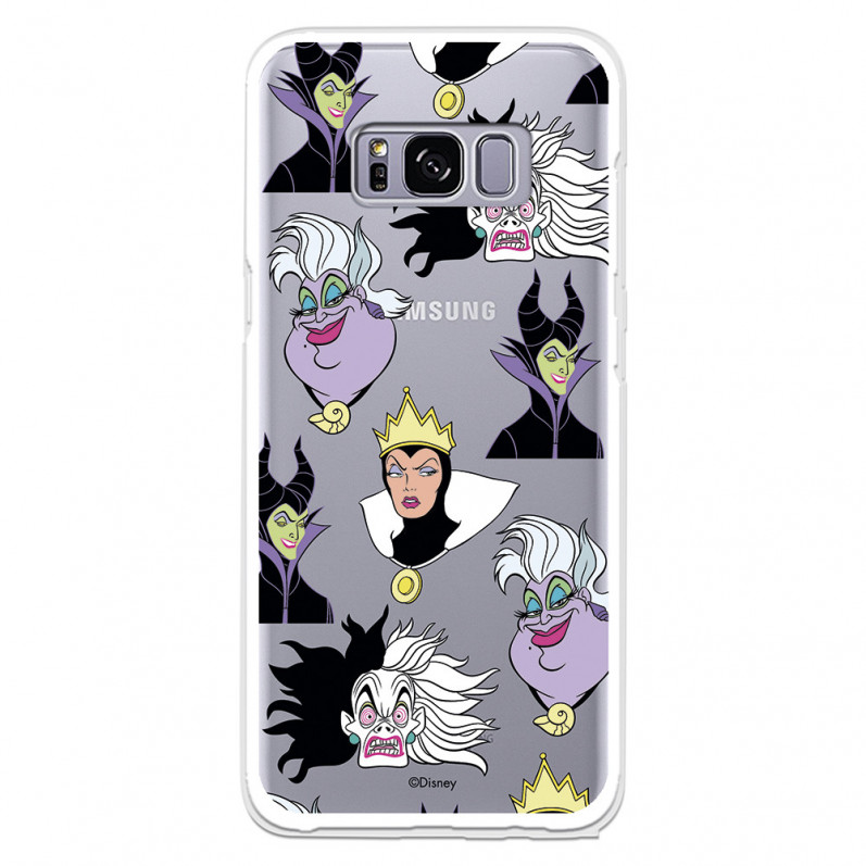 Funda para Samsung Galaxy S8 Oficial de Disney Villanas Patrón - Villanas Disney