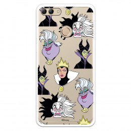 Funda para Huawei Y9 2018 Oficial de Disney Villanas Patrón - Villanas Disney