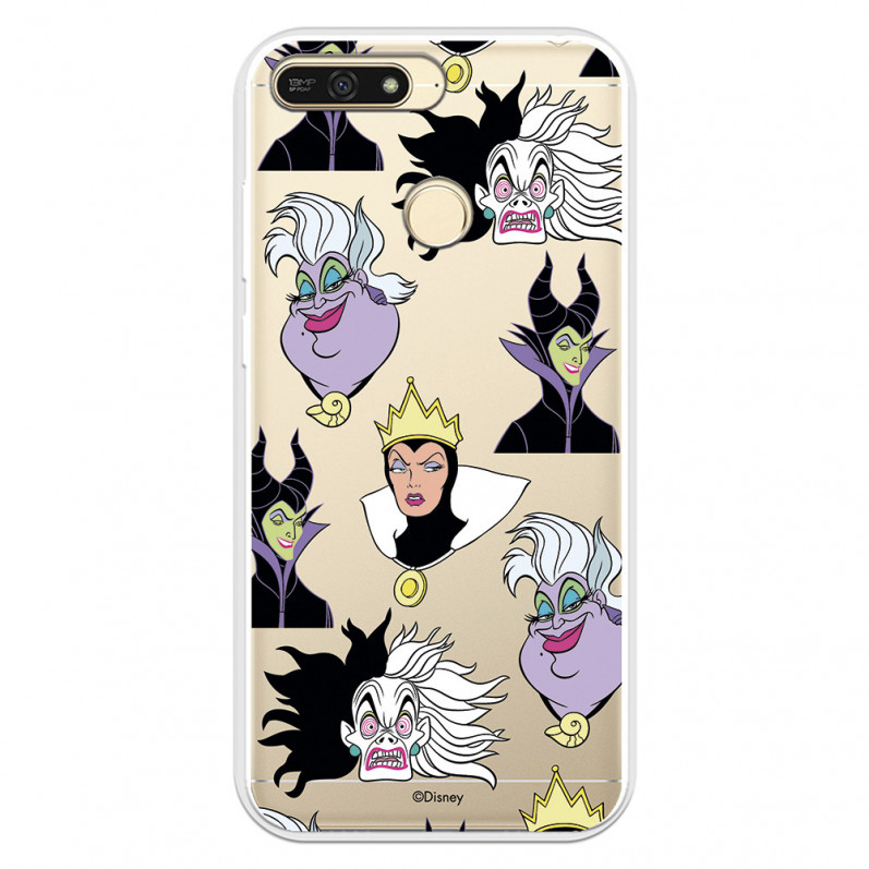 Funda para Huawei Y6 2018 Oficial de Disney Villanas Patrón - Villanas Disney