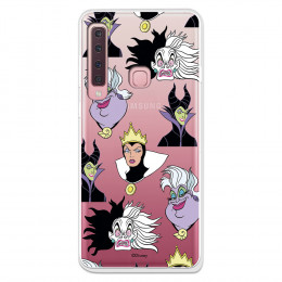 Funda para Samsung Galaxy A9 2018 Oficial de Disney Villanas Patrón - Villanas Disney