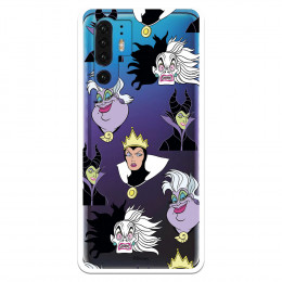 Funda para Huawei P30 Pro Oficial de Disney Villanas Patrón - Villanas Disney