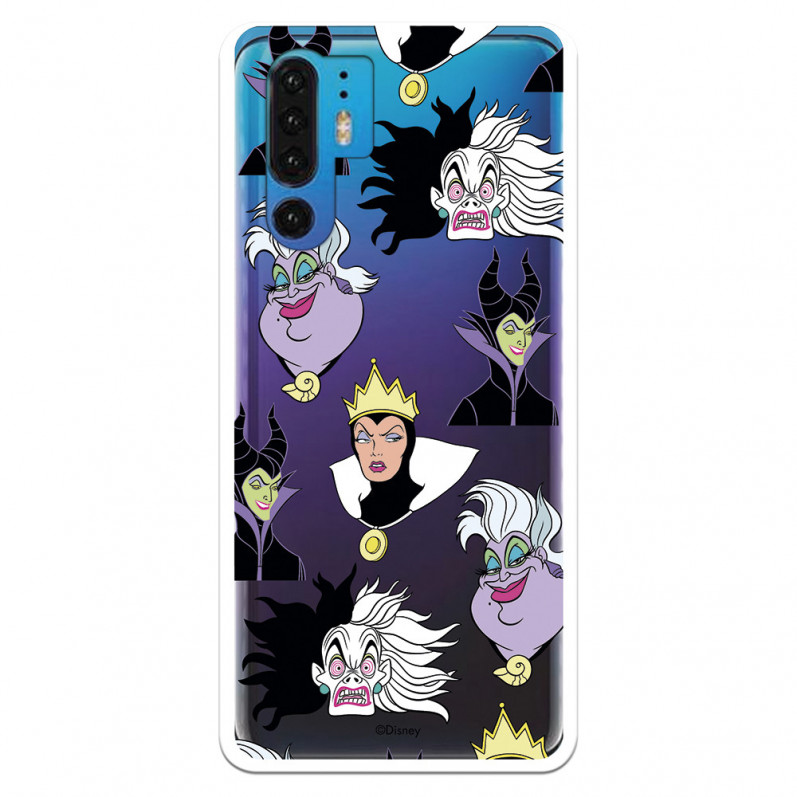 Funda para Huawei P30 Pro Oficial de Disney Villanas Patrón - Villanas Disney