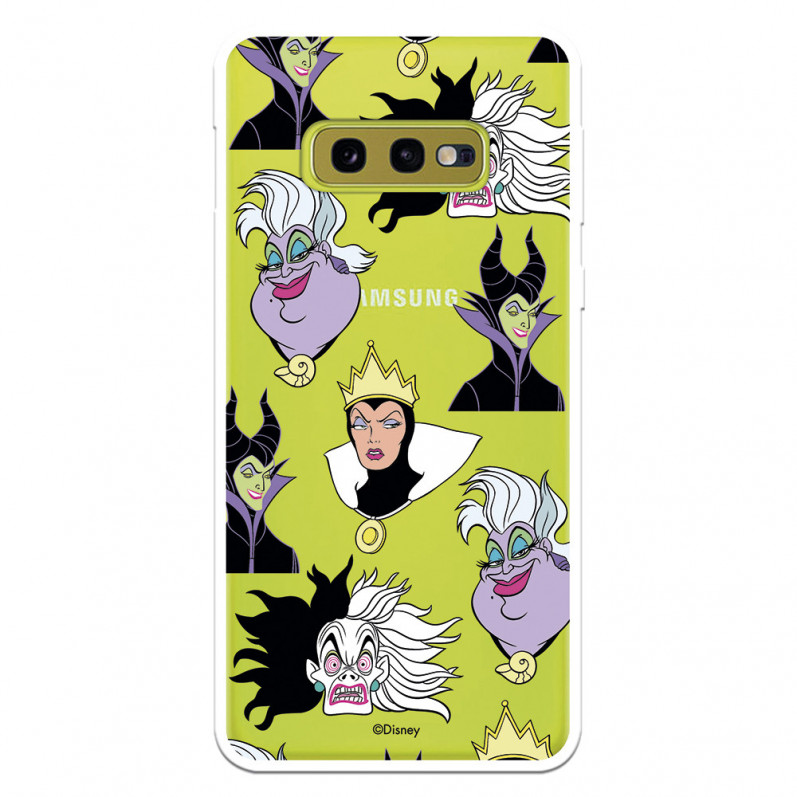 Funda para Samsung Galaxy S10e Oficial de Disney Villanas Patrón - Villanas Disney