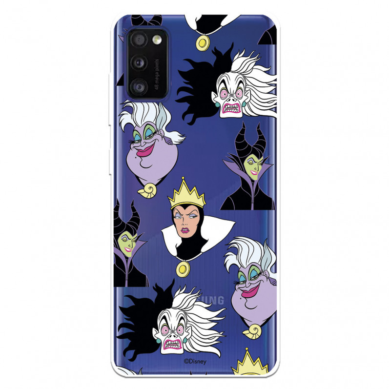 Funda para Samsung Galaxy A41 Oficial de Disney Villanas Patrón - Villanas Disney