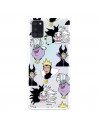 Funda para Samsung Galaxy A21S Oficial de Disney Villanas Patrón - Villanas Disney