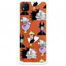 Funda para Xiaomi Redmi 9C Oficial de Disney Villanas Patrón - Villanas Disney