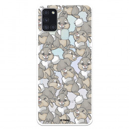 Funda para Samsung Galaxy A21S Oficial de Disney Tambor Patrones - Bambi