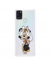 Funda para Samsung Galaxy A21S Oficial de Disney Minnie Posando - Clásicos Disney