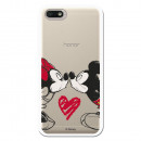 Carcasa Oficial Mikey Y Minnie Beso Clear para Honor 7S- La Casa de las Carcasas