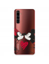 Funda para Realme X50 Pro Oficial de Disney Mickey y Minnie Beso - Clásicos Disney