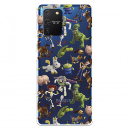 Funda para Samsung Galaxy S10 Lite Oficial de Disney Muñecos Toy Story Siluetas - Toy Story