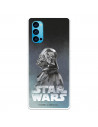 Funda para Oppo Reno 4 Oficial de Star Wars Darth Vader Fondo negro - Star Wars