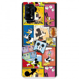 Funda para Realme 7 Pro Oficial de Disney Mickey Comic - Clásicos Disney