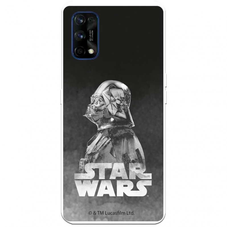 Funda para Realme 7 Pro Oficial de Star Wars Darth Vader Fondo negro - Star Wars