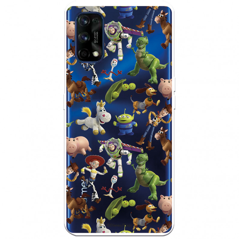 Funda para Realme 7 Pro Oficial de Disney Muñecos Toy Story Siluetas - Toy Story