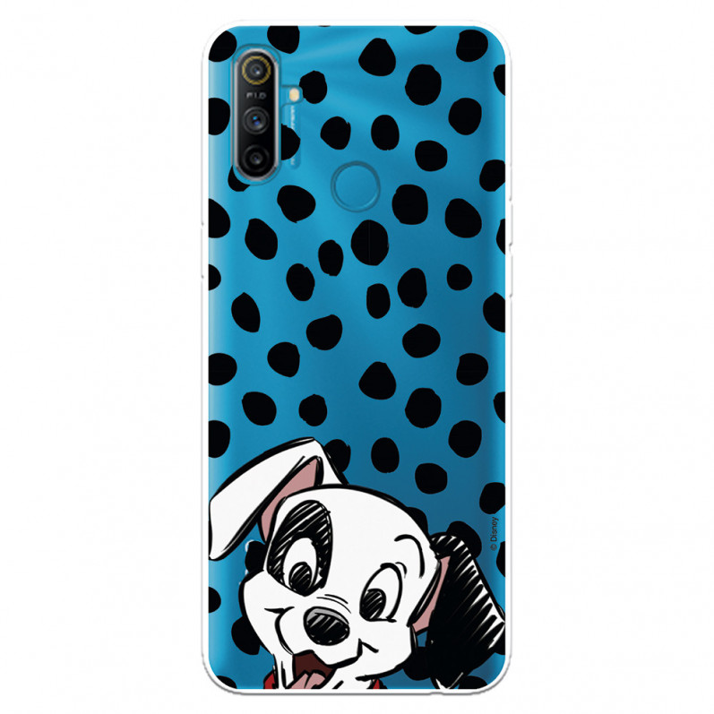 Funda para Realme 5i Oficial de Disney Cachorro Manchas - 101 Dálmatas